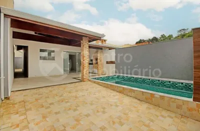 Casa à venda com piscina e 2 quartos em peruíbe, no bairro flora rica