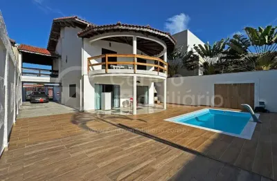 Casa à venda com piscina e 6 quartos em peruíbe, no bairro maria h novaes