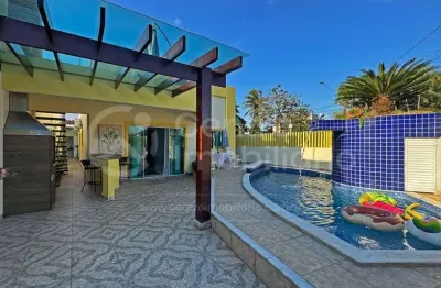Casa à venda com piscina e 4 quartos em peruíbe, no bairro cidade nova peruíbe