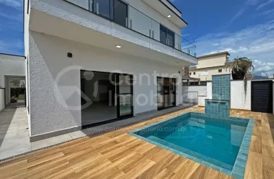 Casa à venda com piscina e 4 quartos em peruíbe, no bairro bougainvillee iv