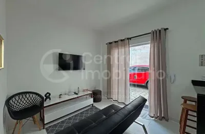 Apartamento à venda com 1 quartos em peruíbe, no bairro jardim ribamar