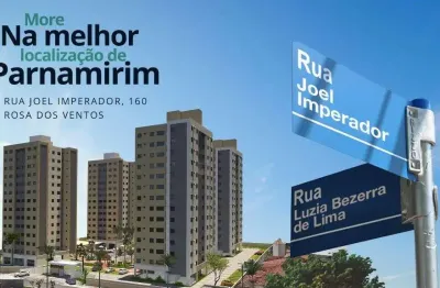 Apartamento à venda, 64 m² por r$ 289.052,78 - rosa dos ventos - parnamirim/rn