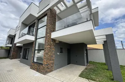 Casa em condomínio fechado com 3 quartos à venda na rua miguel abrão, portão, curitiba por r$ 1.370.000