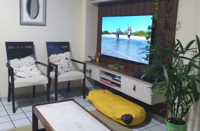 Apartamento grande vista mar em manaíra 100m2 localização excelente