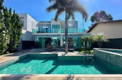 Casa com 4 dormitórios à venda, 390 m² por r$ 3.200.000,00 - condomínio figueira garden - atibaia/sp