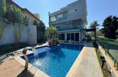 Sobrado com 4 dormitórios à venda, 409 m² por r$ 4.500.000,00 - condomínio figueira garden - atibaia/sp