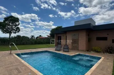 Casa 3 suítes à venda no condomínio shamballa iii, aibaia, sp.