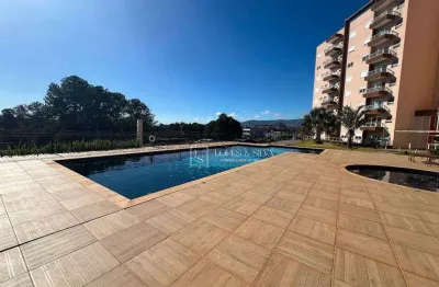 Apartamento com 2 dormitórios, sendo uma suíte, mobiliado para alugar no residencial toscana, atibaia, sp