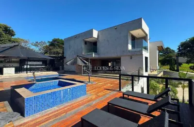 Casa com 6 dormitórios à venda, 680 m² por r$ 8.000.000,00 - condomínio figueira garden - atibaia/sp