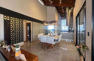 Casa com 3 dormitórios para alugar, 190 m² por r$ 9.000,00/mês - condomínio buona vita - atibaia/sp