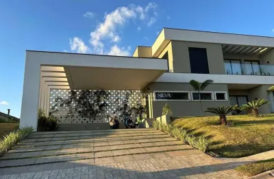 Casa com 4 suítes, mobiliada localizada no condomínio shambala iii, disponível para venda ou locação, atibaia - sp.