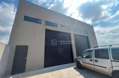 Galpão com 238m² com mezanino disponivel para alugar no bairro ressaca, atibaia, sp