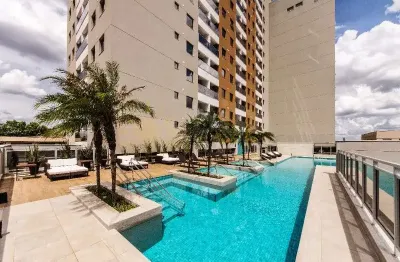 Apartamento a venda no edifício hub long stay. bairro ribeirânia.