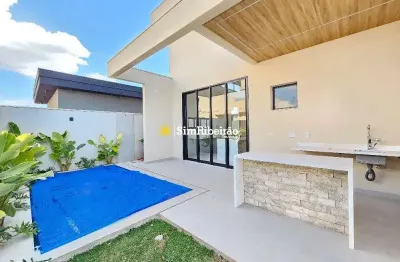 Casa em condomínio fechado com 3 quartos à venda na Estrada Municipal Vista Alegre, Vivendas da Mata, Ribeirão Preto