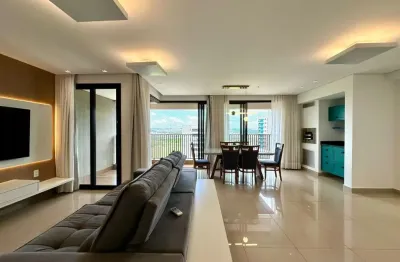 Belíssimo apartamento mobiliado com 135 m² e 3 suítes à venda no jardim olhos d água