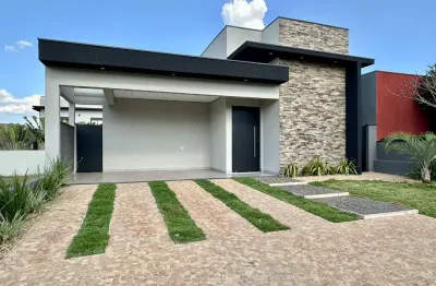 Casa térrea completa em armários, em condomínio, com 3 suítes e escritório, à venda no portal da mata - ribeirão preto