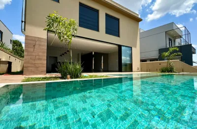 Belíssimo sobrado com 4 suítes à venda próximo da portaria do alphaville ribeirão preto