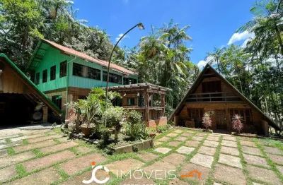 Chácara com 5 dormitórios à venda, 3000 m² por r$ 1.650.000 - sol - indaial/sc