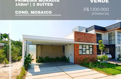 Casa em condomínio fechado com 3 quartos à venda na Rua Thales Loureiro, s/n, Ponta Negra, Manaus