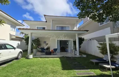 Casa em condomínio para venda em lauro de freitas, buraquinho, 5 dormitórios, 5 suítes, 3 banheiros, 3 vagas