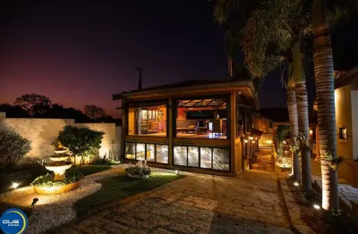 Exclusiva chácara de luxo em condomínio fechado - 3 quartos, 3 suítes, 3 salas, 6 vagas e 680m² - indaiatuba-sp, terras de itaici