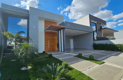 Casa térrea com projeto moderno no condomínio maria josé com 3 quartos