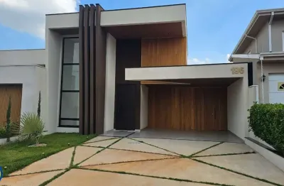 Casa de luxo em condomínio na cidade de indaiatuba-sp, residencial evidências: 3 quartos, 3 suítes, 2 salas, 5 banheiros, 4 vagas, 195m².