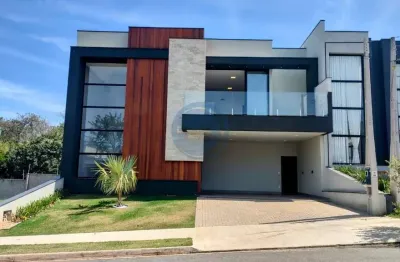 Casa de luxo em condomínio exclusivo no residencial milano, indaiatuba-sp: 4 quartos, 4 suítes, 3 salas, 5 banheiros, 4 vagas de garagem, 299m²!