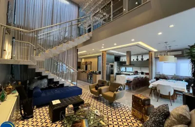 Casa de luxo em condomínio: 4 quartos, 4 suítes, 3 salas, 5 banheiros, 4 vagas, 333,92 m² em indaiatuba-sp, res. duas marias.