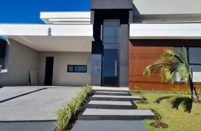 Casa térrea de alto padrão no condomínio milano em indaiatuba-sp: 3 suítes, área gourmet, piscina, aquecimento solar.