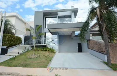 Casa de luxo em condomínio no jardim reserva bom viver - indaiatuba-sp: 3 quartos, 3 suítes, 3 salas, 5 banheiros, 4 vagas, 271m².