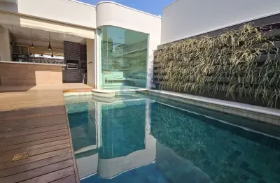 Sobrado alto padrão no condomínio villa romana, 350 m², 3 suítes, escritório,  piscina e área gourmet