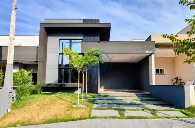 Casa em condomínio de luxo em indaiatuba-sp: 3 quartos, 2 suítes, 2 salas, 3 banheiros, 2 vagas - 134 m² - loteamento park gran reserve.