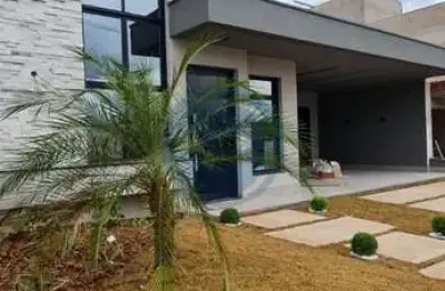 Casa térrea com 3 quartos no condomínio jardim residencial milano, indaiatuba/sp