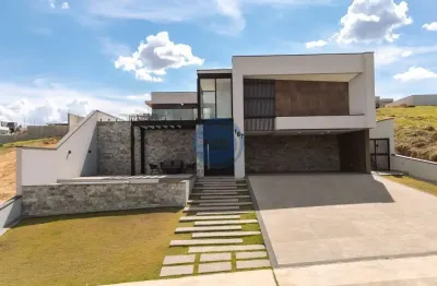 Maravilhosa casa de alto padrão à venda em condomínio fechado no jardim quintas da terracota, indaiatuba-sp: 3 suítes, 3 salas, 5 banheiros, 6 vagas, 418,91 m².