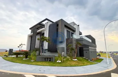 Linda casa de alto padrão em condomínio fechado no jardim residencial dona maria candida em indaiatuba-sp: 4 quartos, 4 suítes, 3 salas, 6 banheiros, 4 vagas de garagem e 343m² de área.