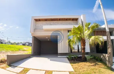Casa térrea de alto padrão no gran reserve em indaiatuba com 3 dormitórios, suíte com closet e área gourmet
