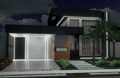 Imóvel de alto padrão em condomínio exclusivo no Jardim Residencial Dona Lucilla, Indaiatuba-SP: 3 quartos, 3 suítes, 2 salas, 3 banheiros, 4 vagas de garagem, 190m² de área.