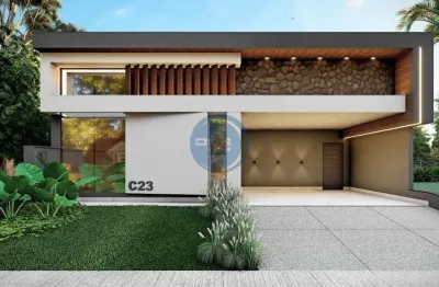 Casa térrea alto padrão na Vila Sapezal com 3 suítes, escritório e piscina ? Indaiatuba/SP