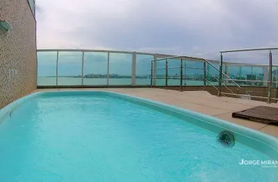 Cobertura com 4 quartos frente p/ mar na praia do morro guarapari/es