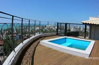 Cobertura com 4 suítes à venda em enseada azul - guarapari/es