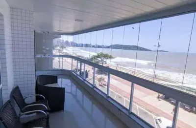Apartamento com 4 quartos frente p/ mar à venda na praia do morro - guarapari/es