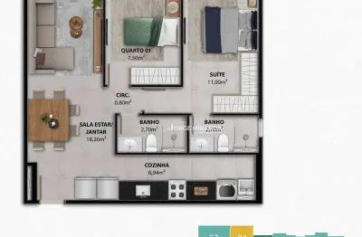 Apartamento com 2 dormitórios à venda, 63 m² por r$ 754.391,27 - centro - guarapari/es