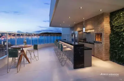 Apartamento com 4 dormitórios à venda, 135 m² por r$ 1.468.000,00 - praia do morro - guarapari/es
