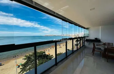 Apartamento com 4 dormitórios à venda, 190 m² por r$ 3.100.000,00 - praia do morro - guarapari/es