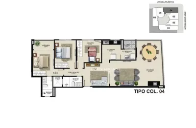 Apartamento com 3 dormitórios à venda por r$ 1.050.000,00 - praia do morro - guarapari/es