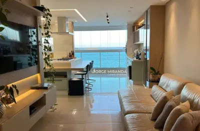 Apartamento com 3 dormitórios à venda, 112 m² por r$ 1.750.000,00 - praia do morro - guarapari/es