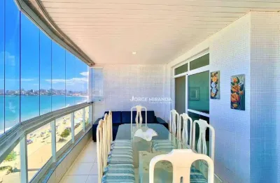 Apartamento com 4 dormitórios à venda por r$ 2.500.000 - praia do morro - guarapari/es