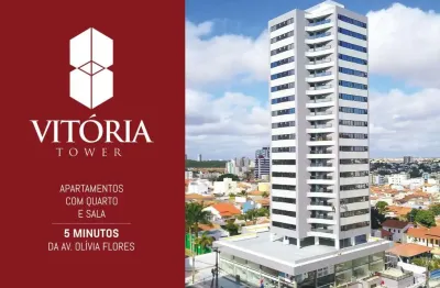 Apartamento para venda em vitória da conquista, recreio, 1 dormitório, 1 banheiro, 1 vaga