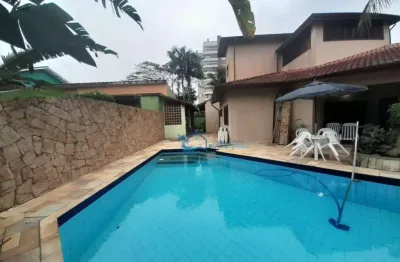 Casa com 4 dormitórios para alugar, 350 m² por r$ 1.900,00/dia - jardim  são lourenço - bertioga/sp